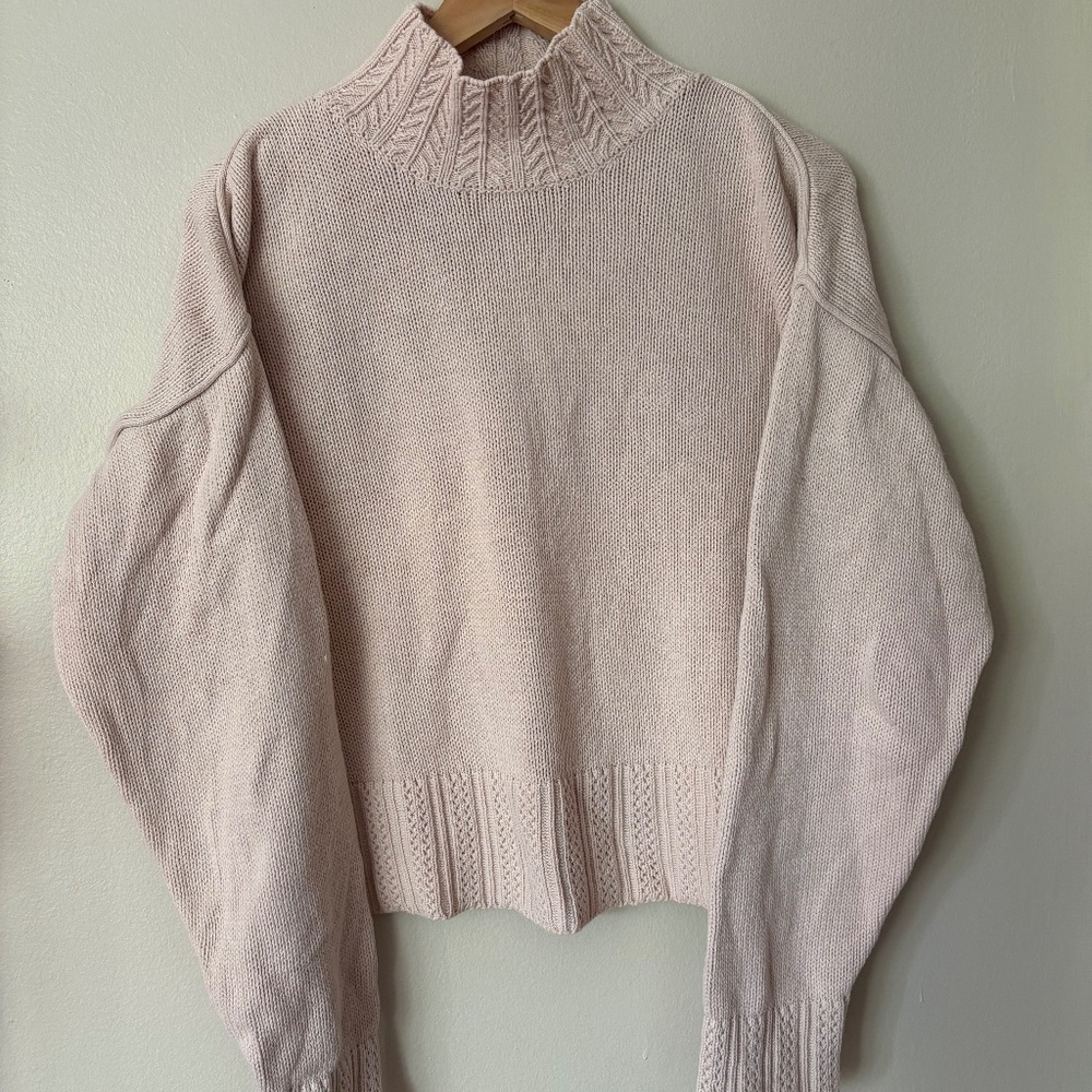 SOLD // Vintage Esprit Turtleneck Knit Cotton Sweater